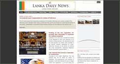 Desktop Screenshot of lankadailynews.com